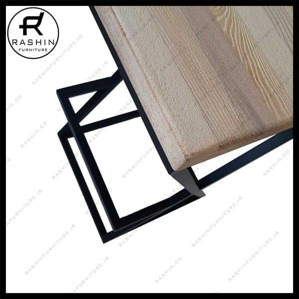 صندلی ترکیب چوب و فلز